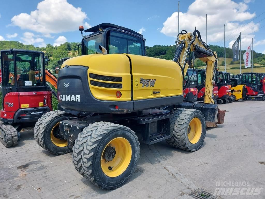 Yanmar B 95 W Kolesové rýpadlá