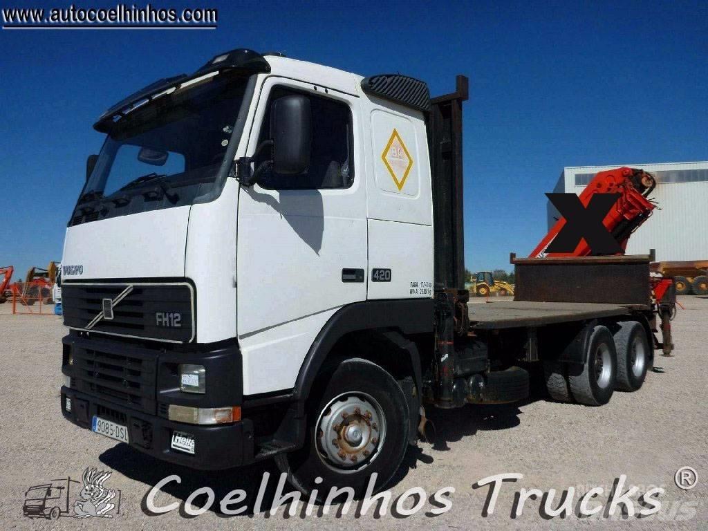 Volvo FH12 420 6x4 Plošinové nákladné automobily/nákladné automobily so sklápacími bočnicami