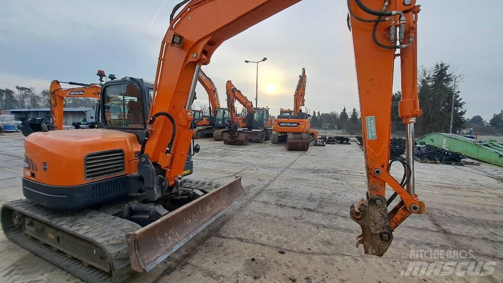 Doosan DX 85 R-3 Midi rýpadlá 7 t - 12 t