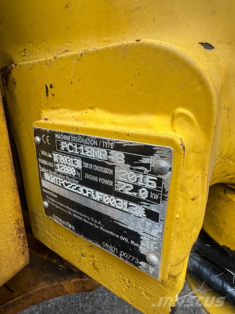 Komatsu PC 118 MR-8 Pásové rýpadlá