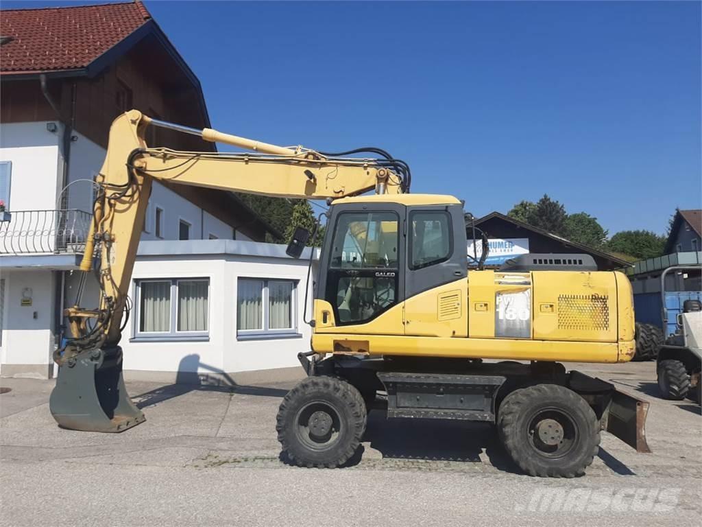 Komatsu PW180-7 Kolesové rýpadlá