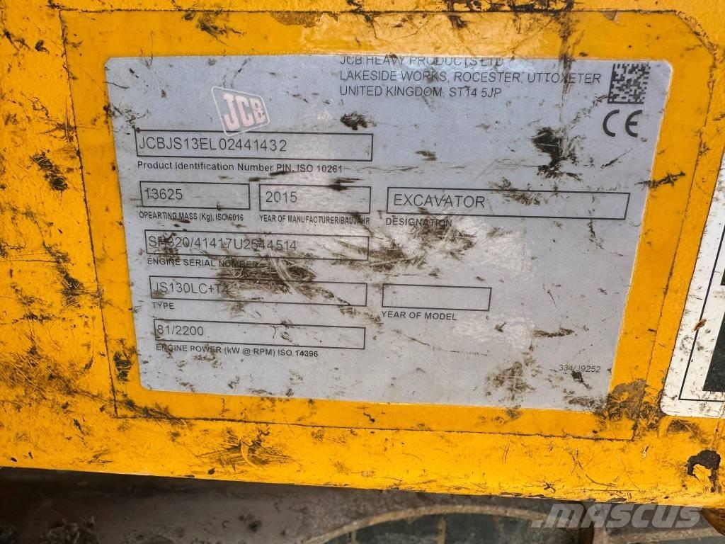 JCB JS 130 LC Pásové rýpadlá