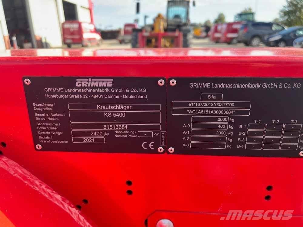 Grimme KS 5400 Zariadenie na pestovanie zemiakov - Iné