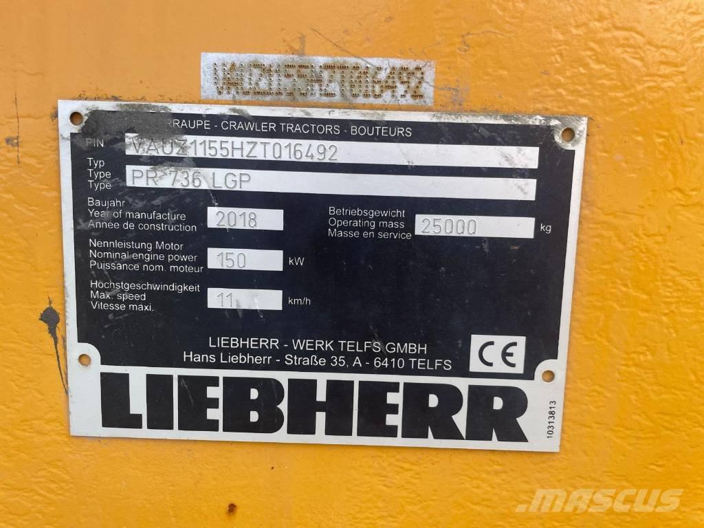 Liebherr PR 736 LGP Pásové dozéry