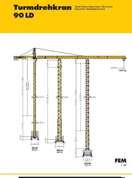Liebherr 90 LD Stavebné žeriavy