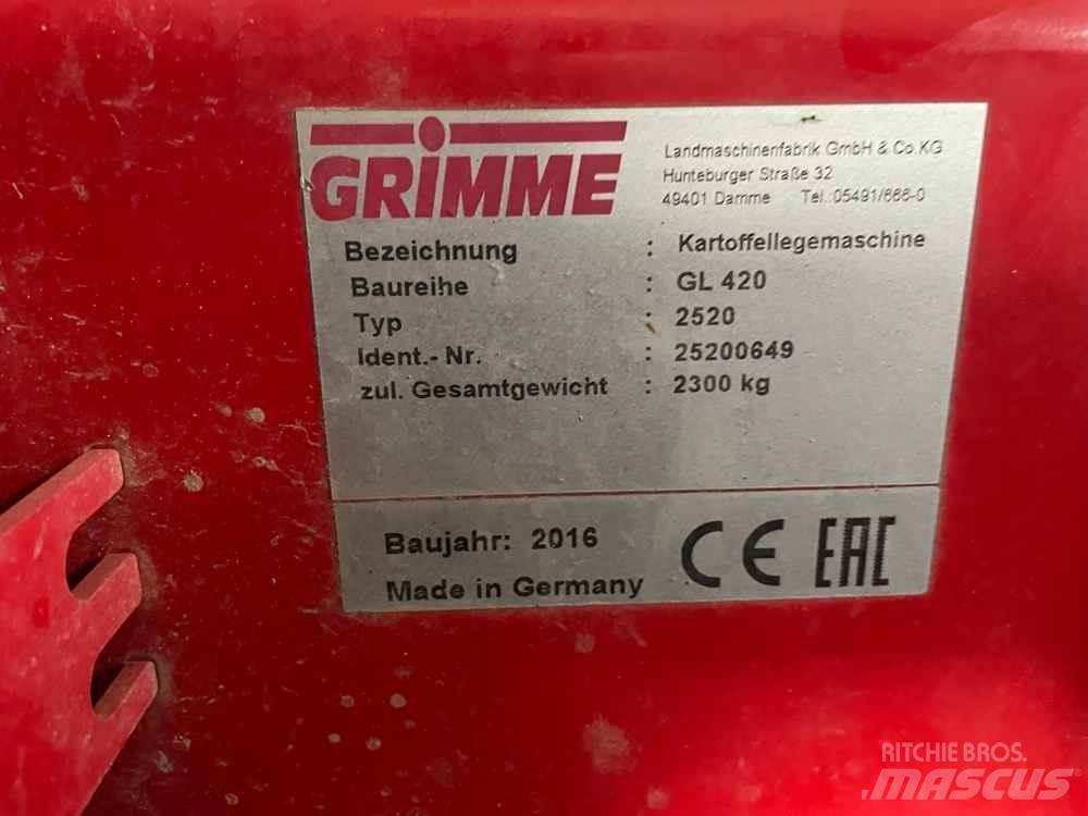 Grimme GL 420 Sádzacie stroje na zemiaky