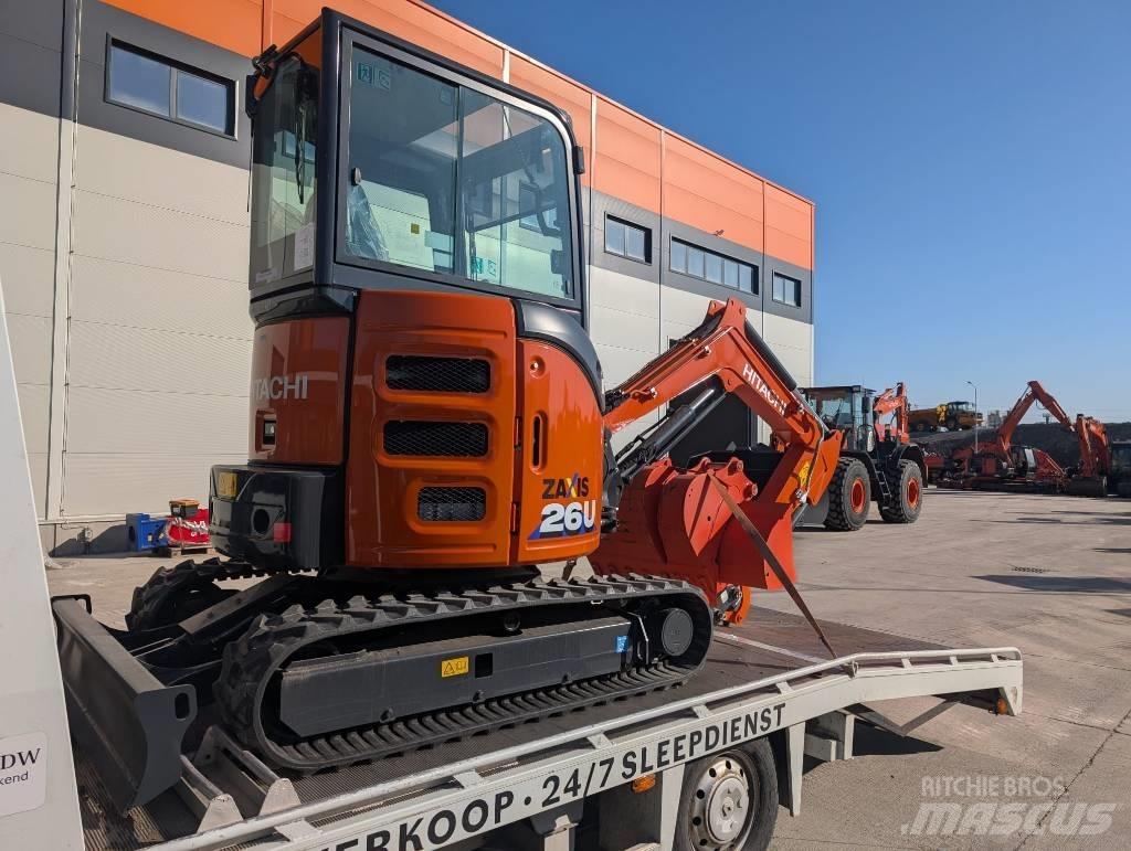 Hitachi ZX 26 U-6 Mini rýpadlá < 7t