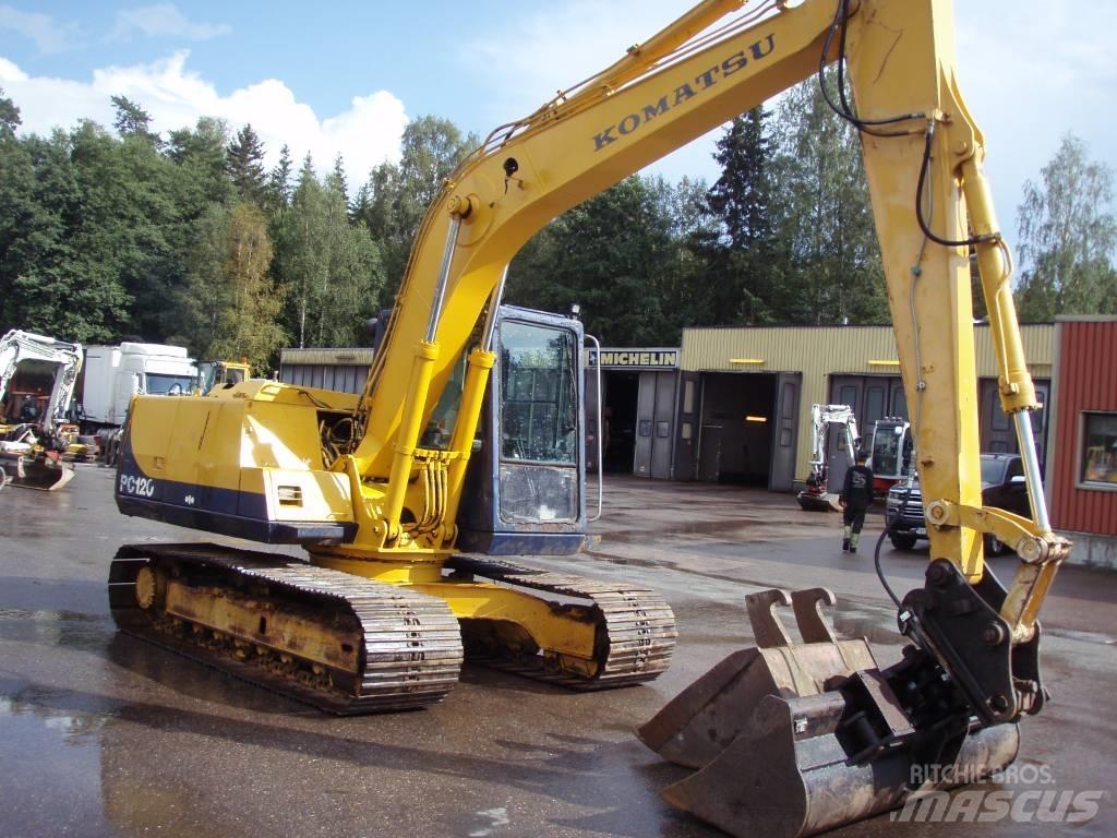 Komatsu PC120-5 Pásové rýpadlá