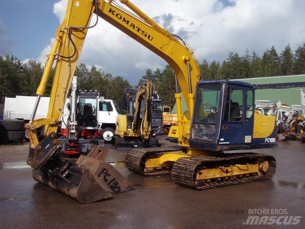 Komatsu PC120-5 Pásové rýpadlá