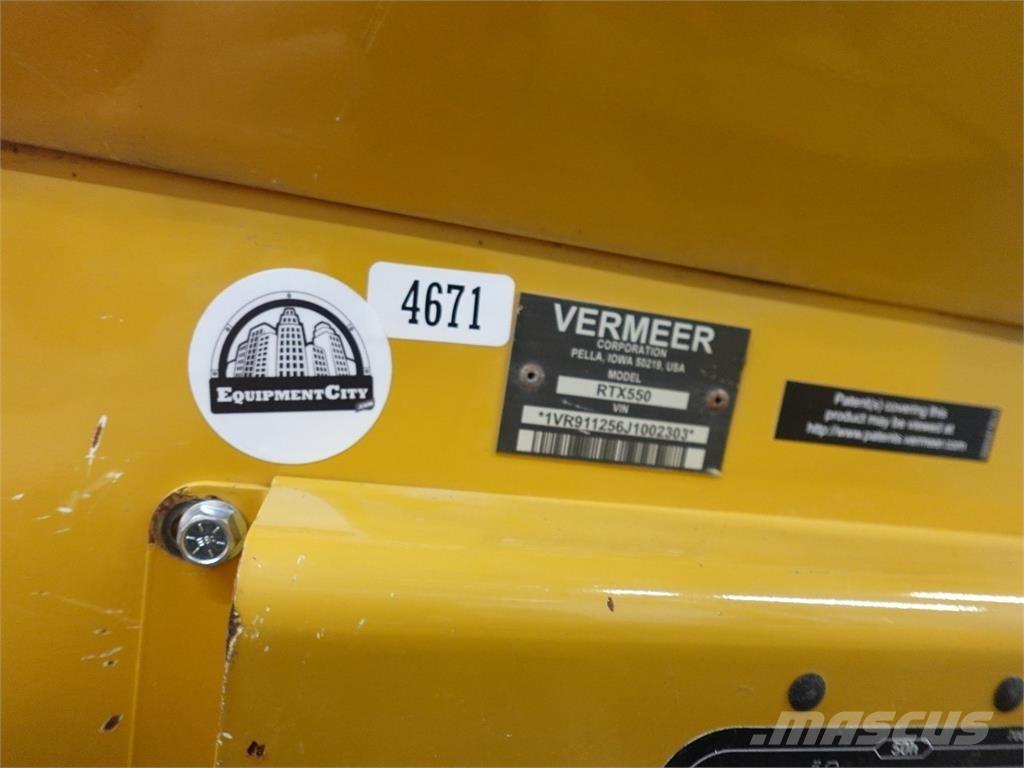 Vermeer RTX550 Rýhovače