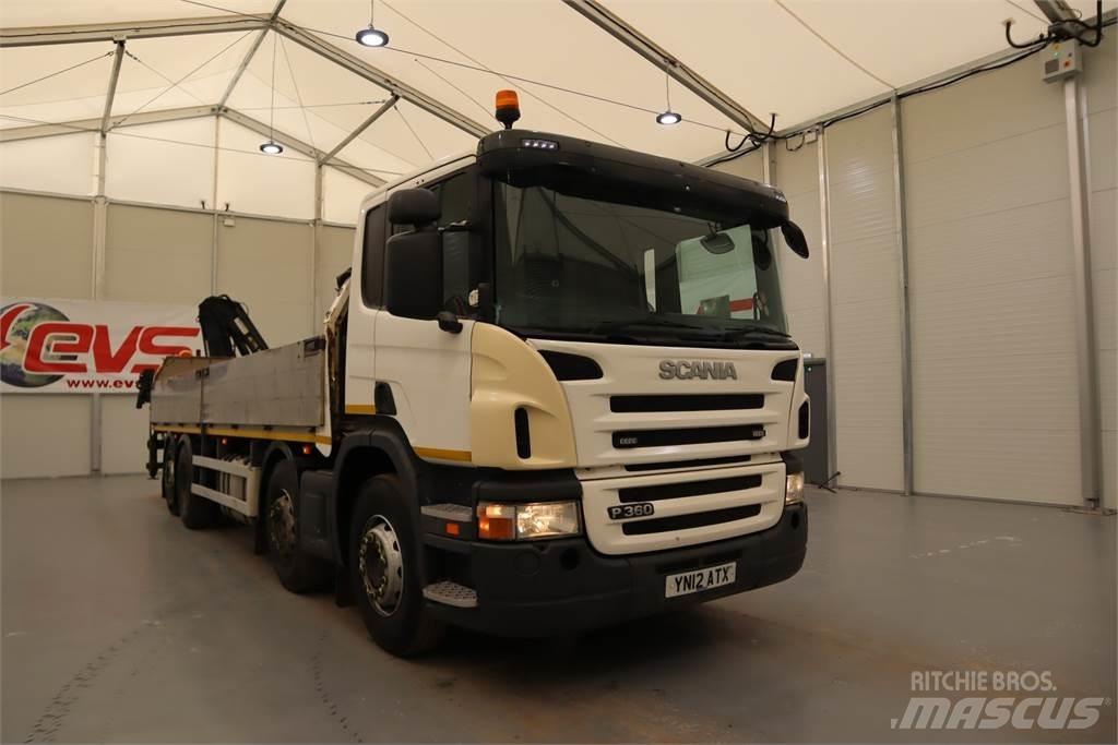 Scania P360 DROPSIDE REAR Žeriavy pre ťažký terén