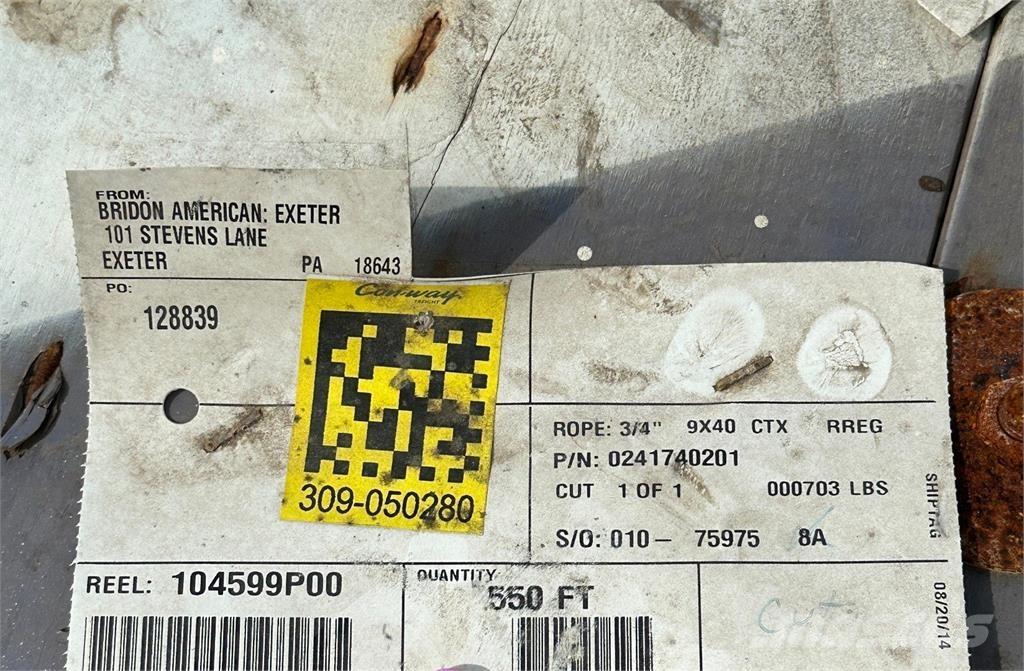  Bridon Ostatná zdvíhacia technika