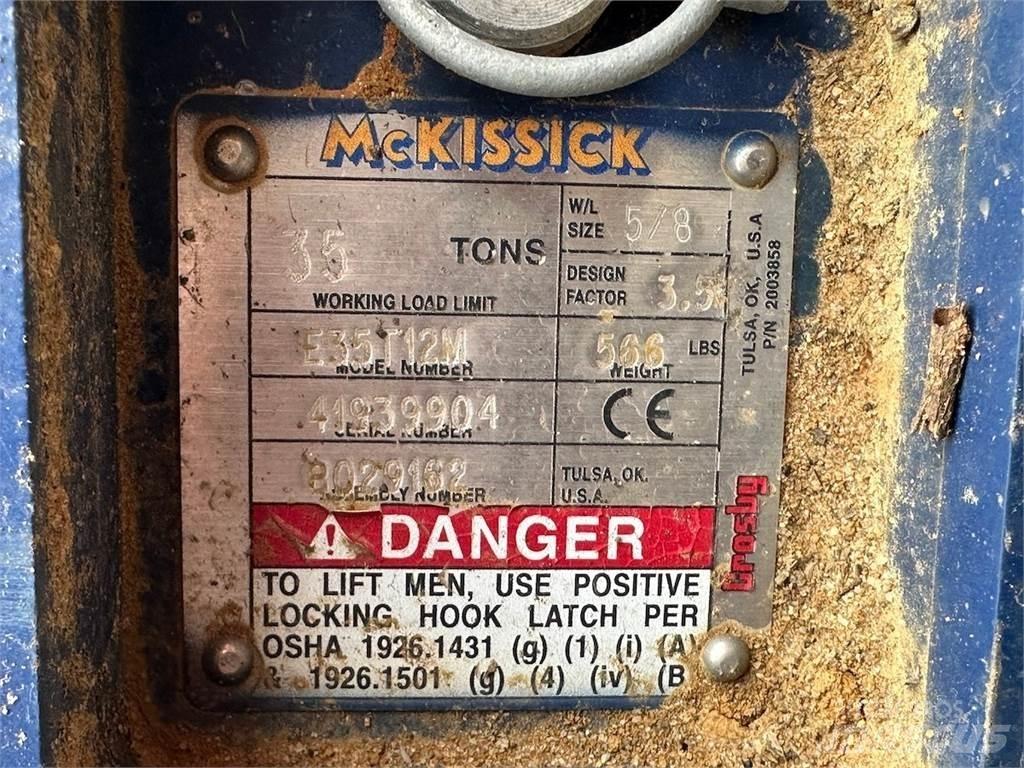  McKissick E35T12M Diely a zariadenia žeriavov