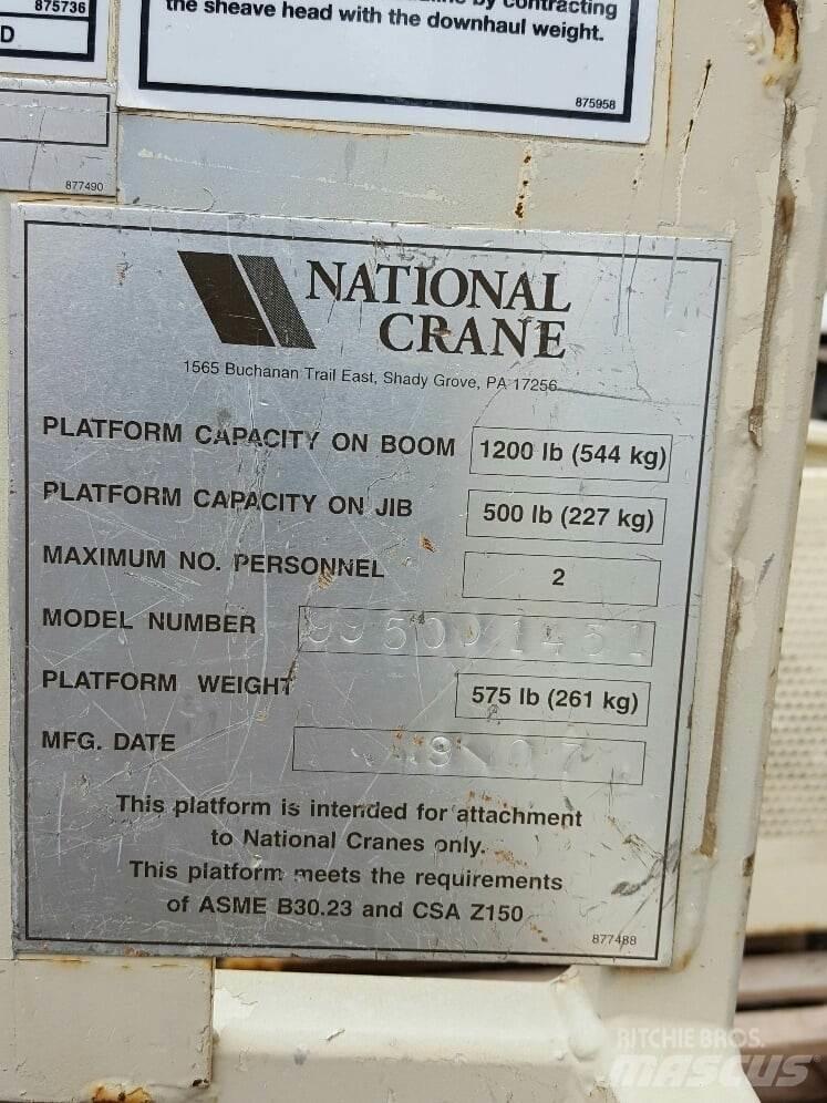 National  Diely a zariadenia žeriavov