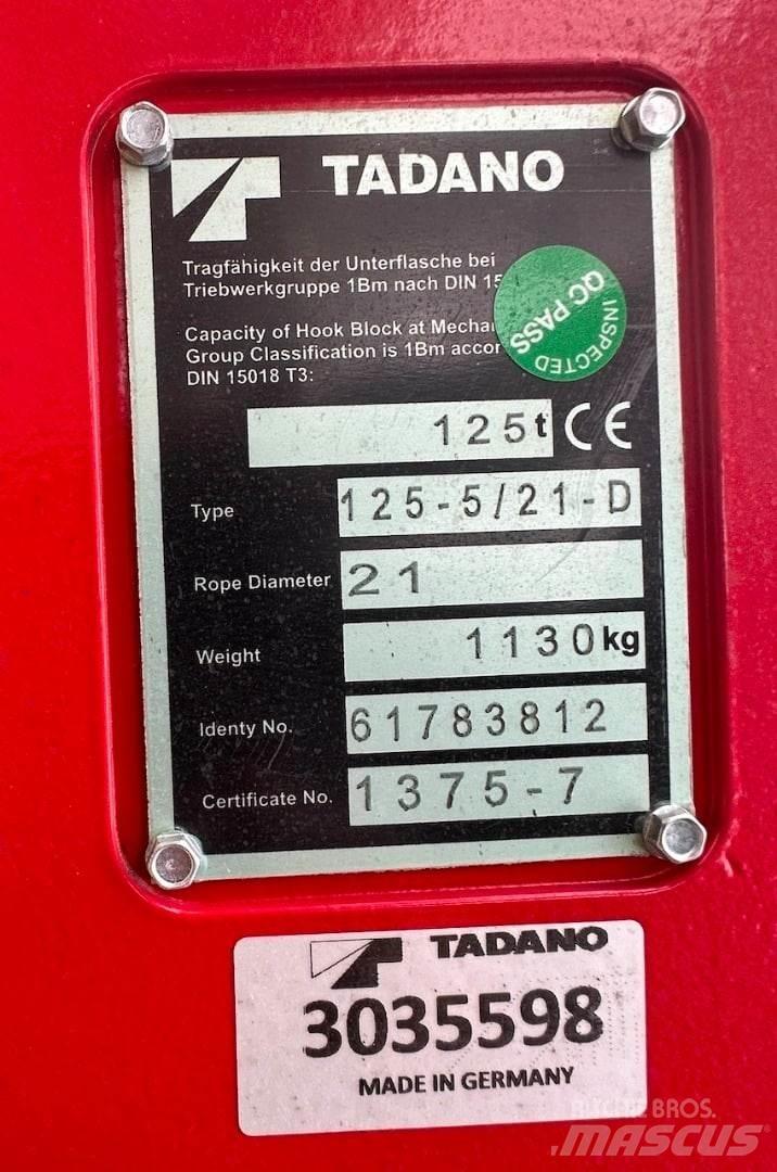 Tadano  Diely a zariadenia žeriavov