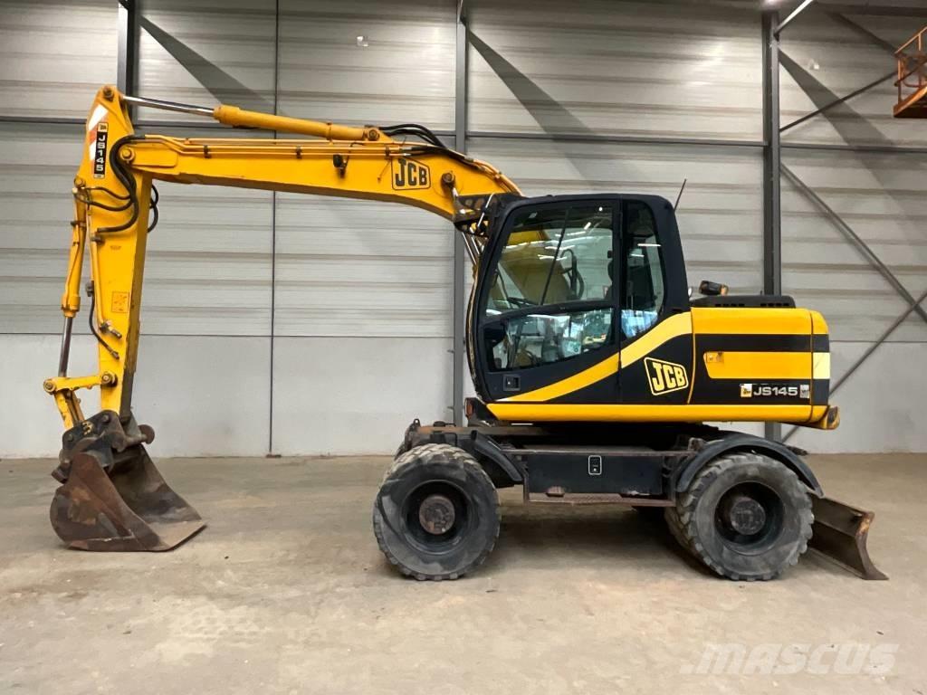 JCB JS 145 W Kolesové rýpadlá