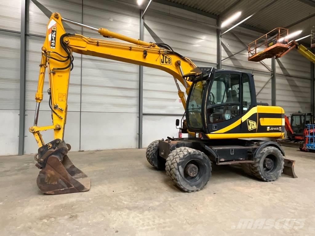 JCB JS 145 W Kolesové rýpadlá