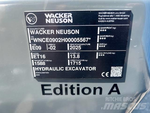 Wacker Neuson ET 16 Pásové rýpadlá