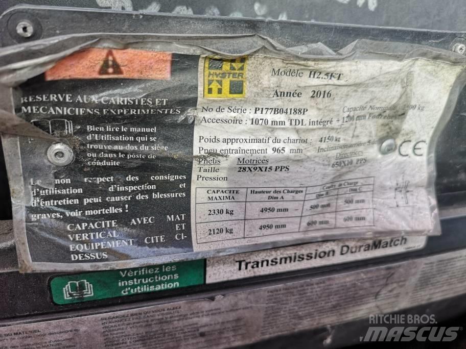 Hyster H 2.5 FT LPG LPG vozíky