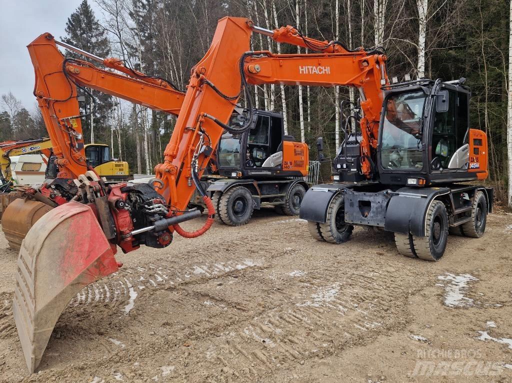 Hitachi ZX 145 W-6 Kolesové rýpadlá