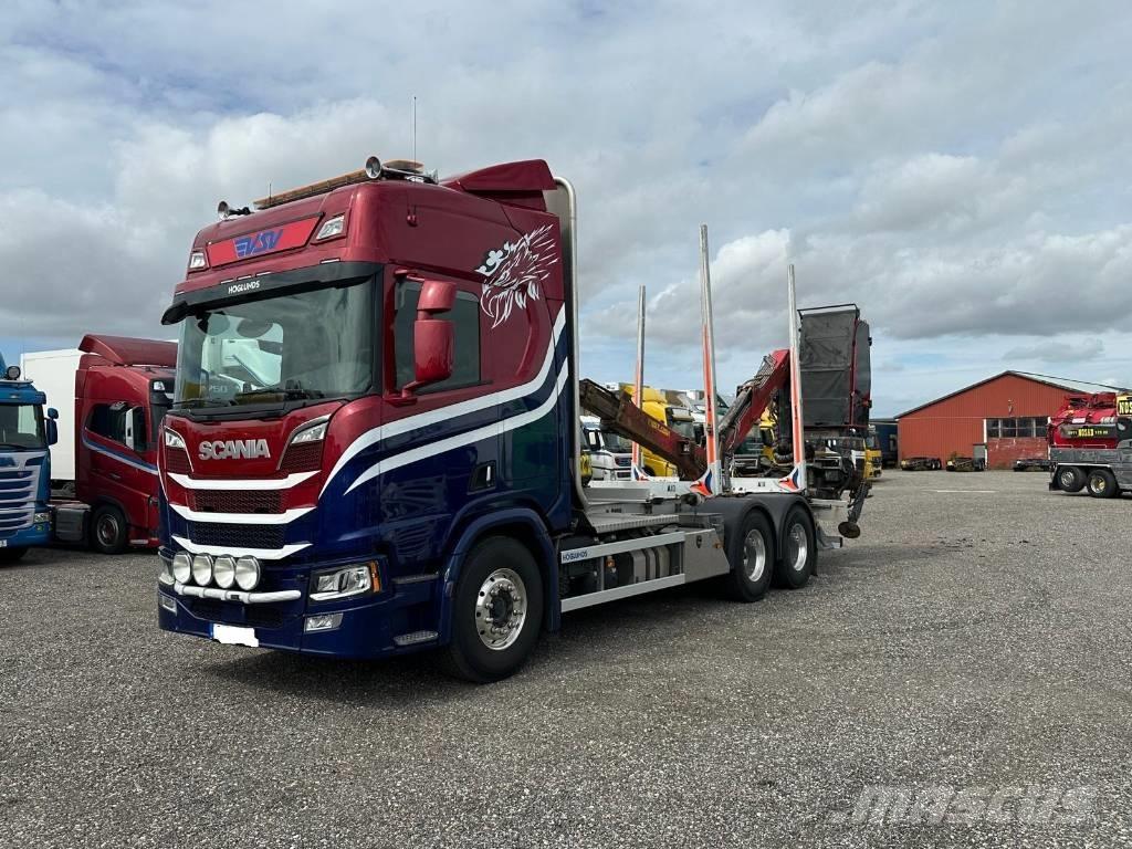 Scania R650B 6X4 NB Nákladné vozidlá na prepravu dreva