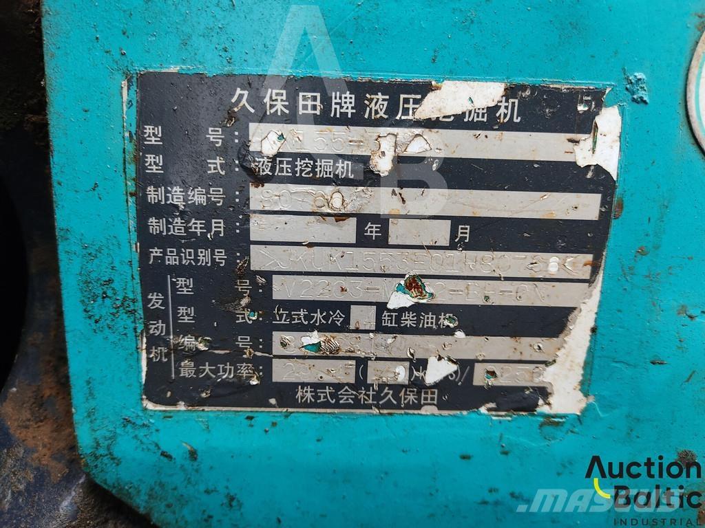 Kubota KX155-3 Mini rýpadlá < 7t