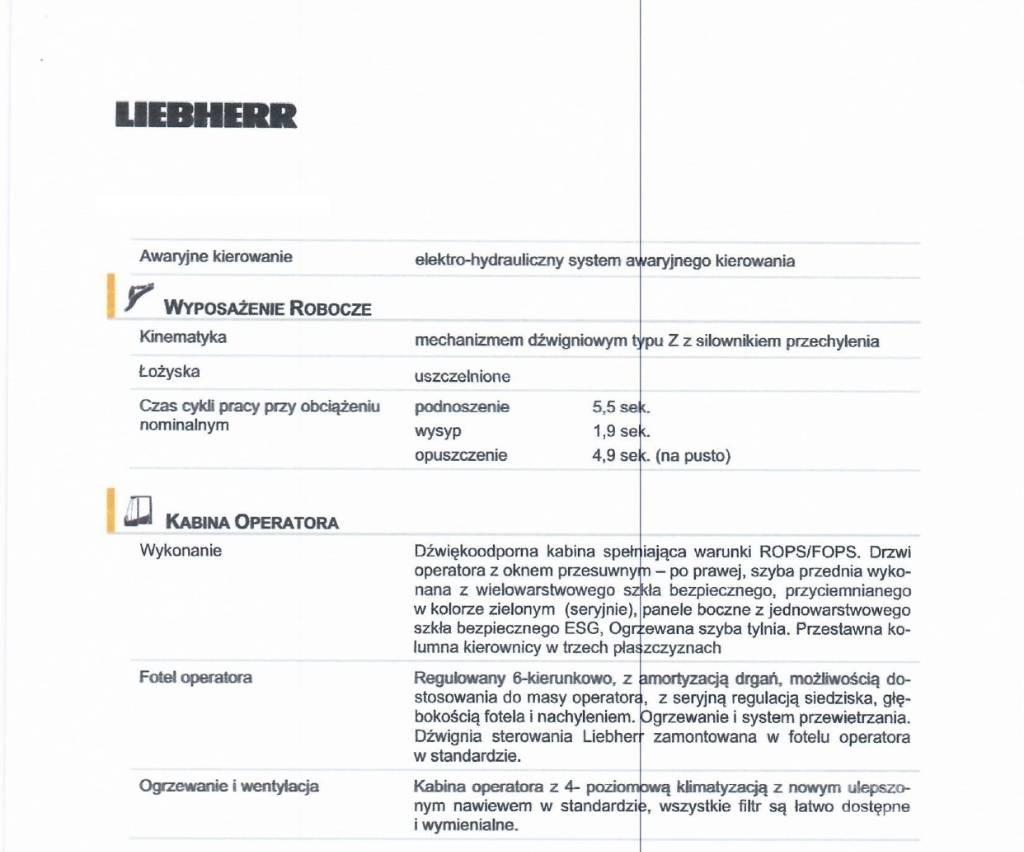 Liebherr L 538 Kolesové nakladače