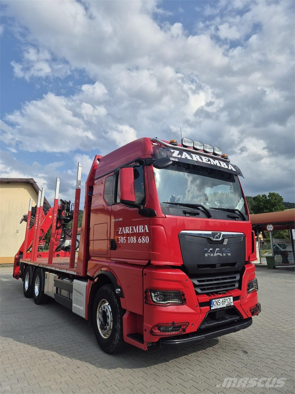 MAN TGX 26.580 Nákladné vozidlá na prepravu dreva
