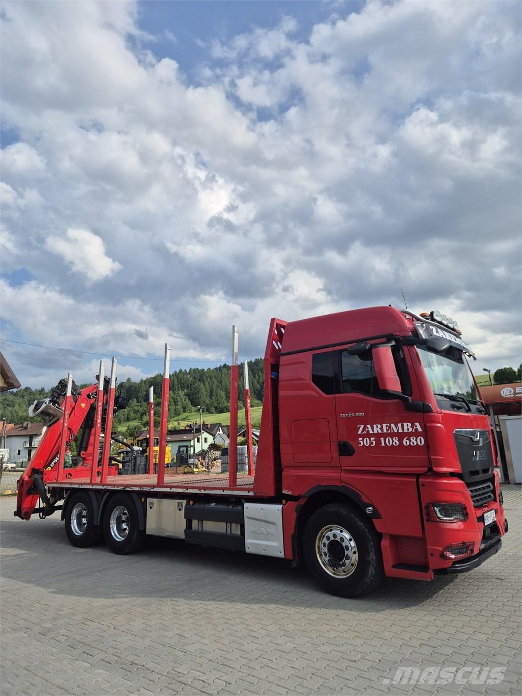 MAN TGX 26.580 Nákladné vozidlá na prepravu dreva
