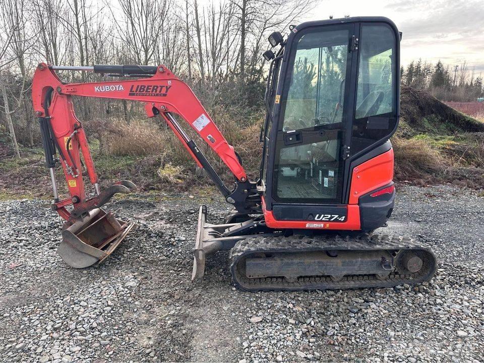 Kubota U 27 Mini rýpadlá < 7t