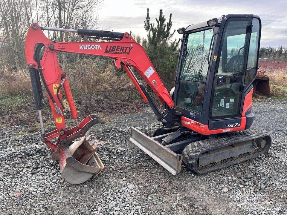 Kubota U 27 Mini rýpadlá < 7t