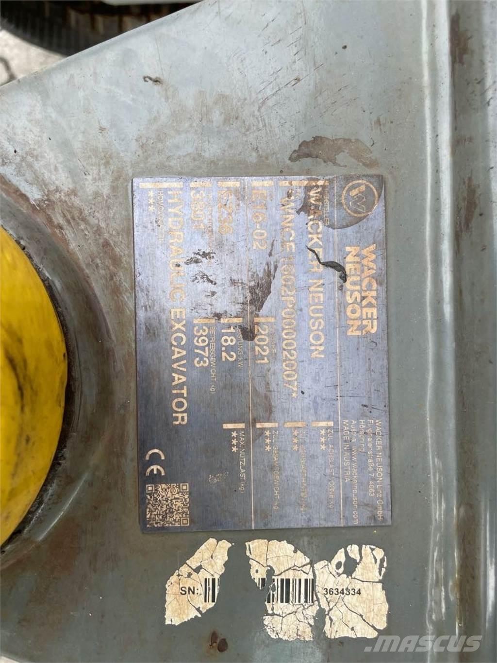 Wacker Neuson EZ36 Pásové rýpadlá