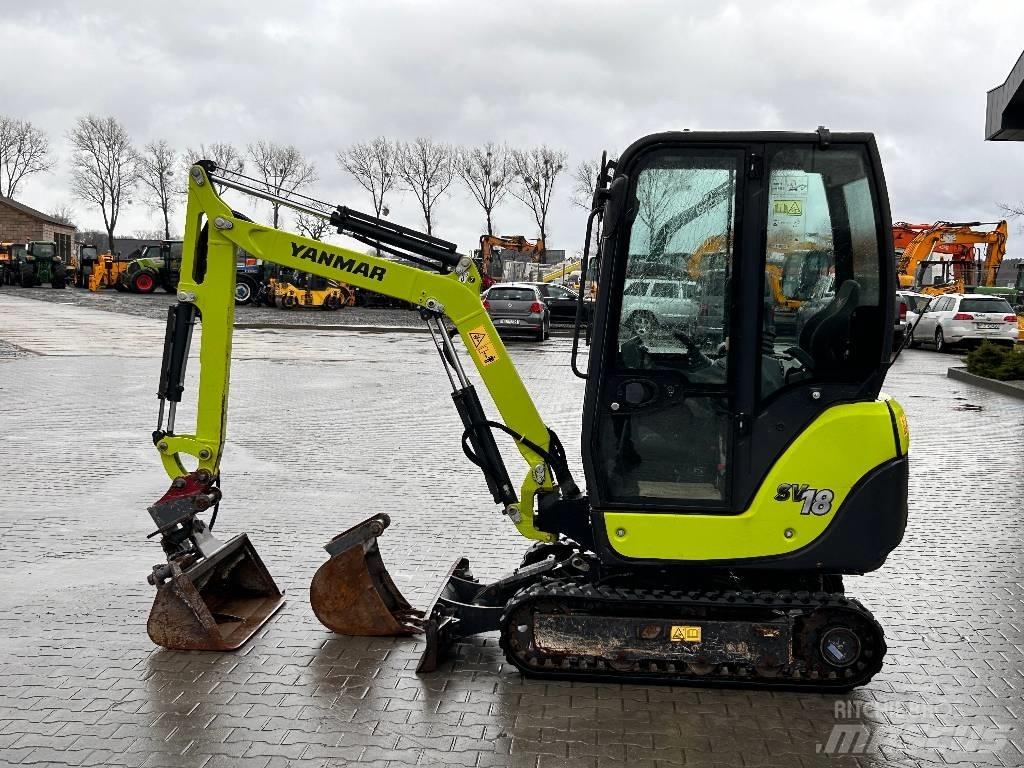 Yanmar SV 18 Mini rýpadlá < 7t