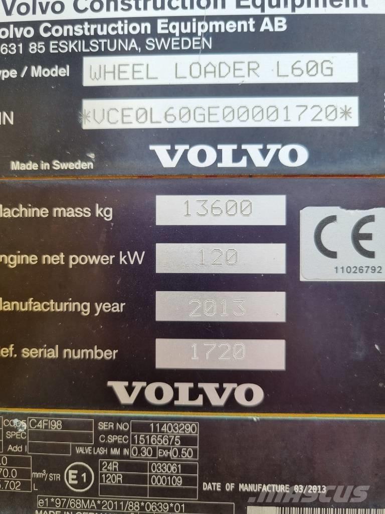 Volvo L 60 G Kolesové nakladače