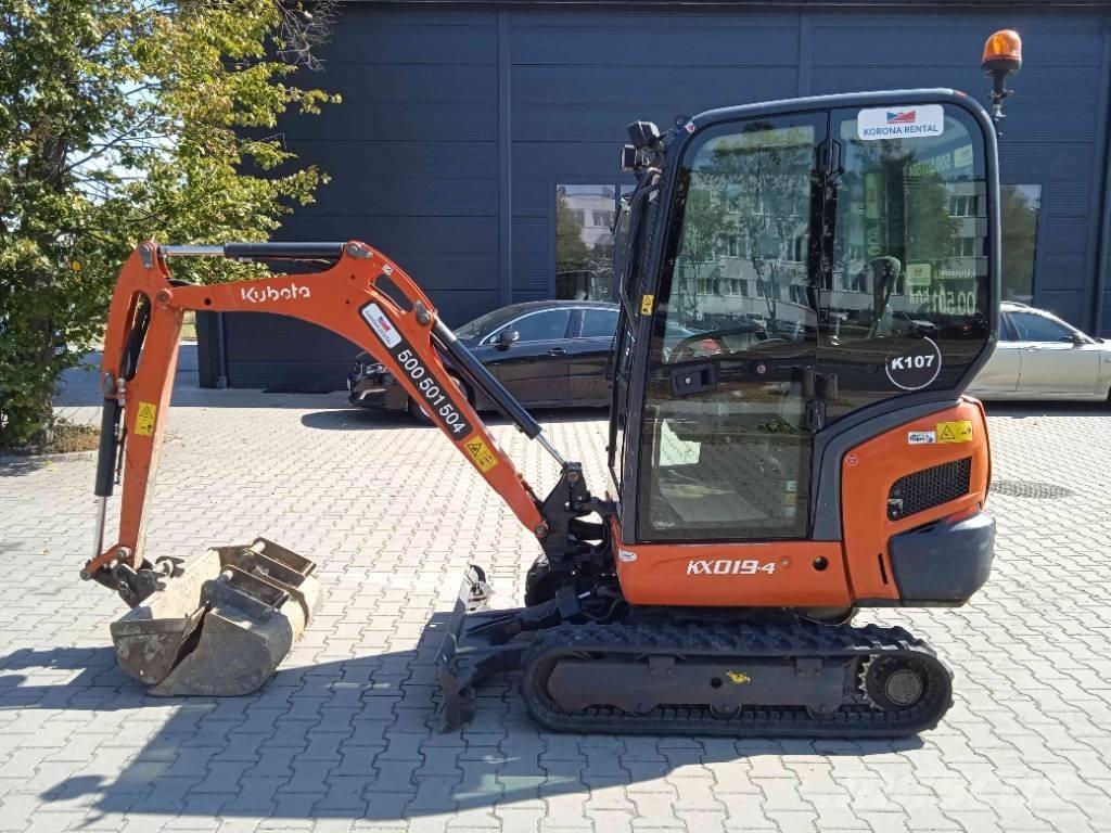 Kubota KX 019-4 Mini rýpadlá < 7t