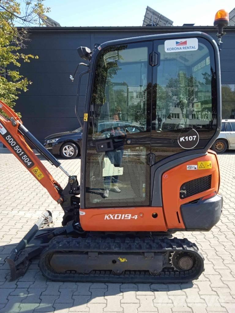 Kubota KX 019-4 Mini rýpadlá < 7t