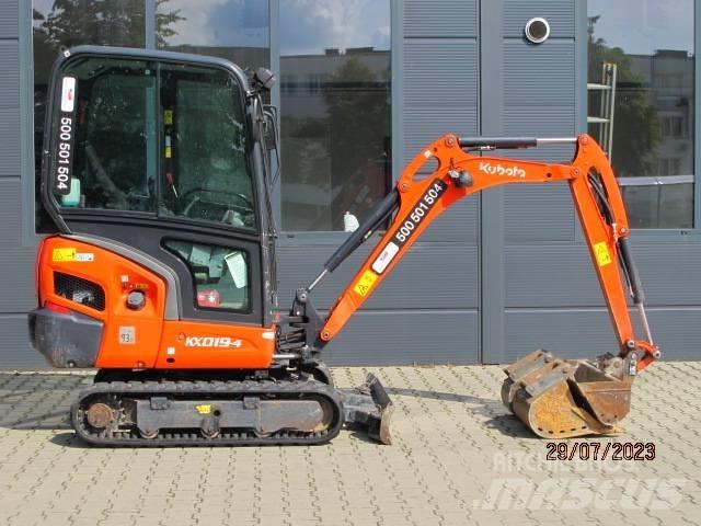 Kubota KX 019-4 Mini rýpadlá < 7t
