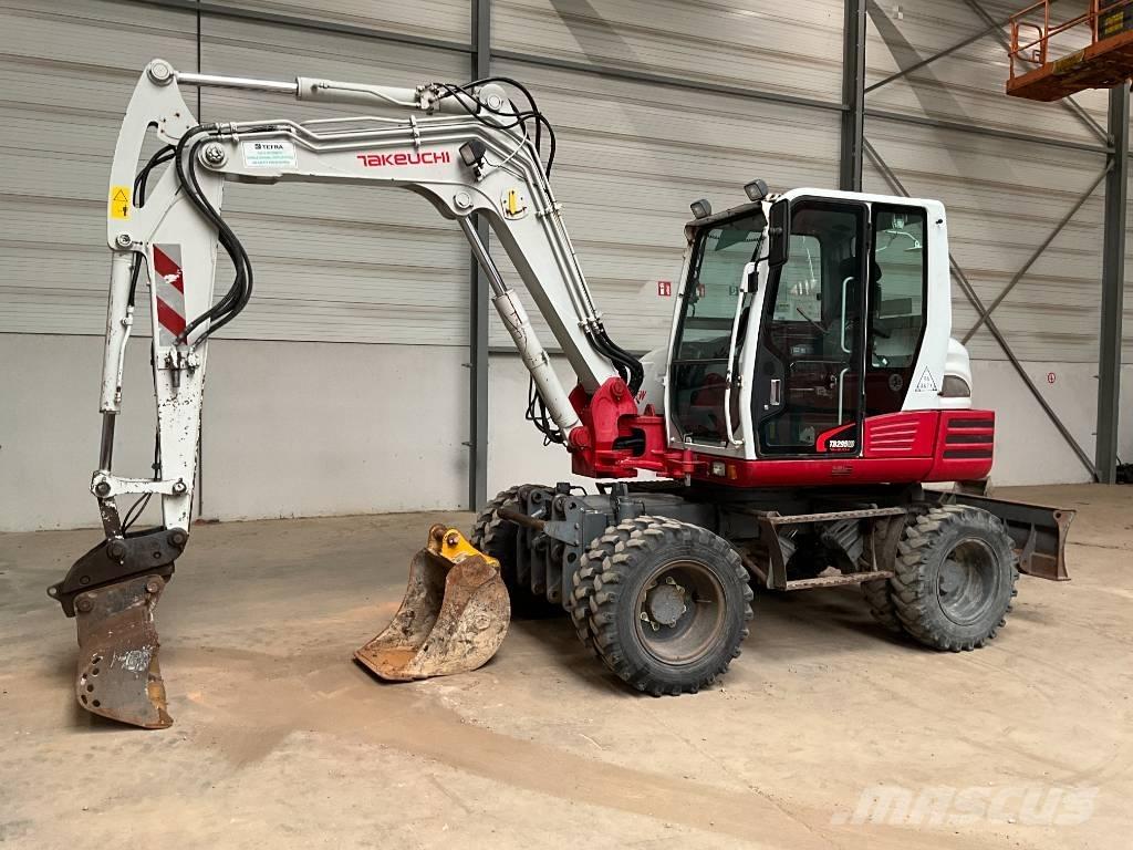 Takeuchi TB 295 W Kolesové rýpadlá