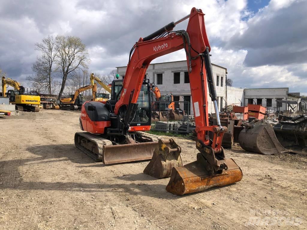 Kubota KX 080-4 Pásové rýpadlá
