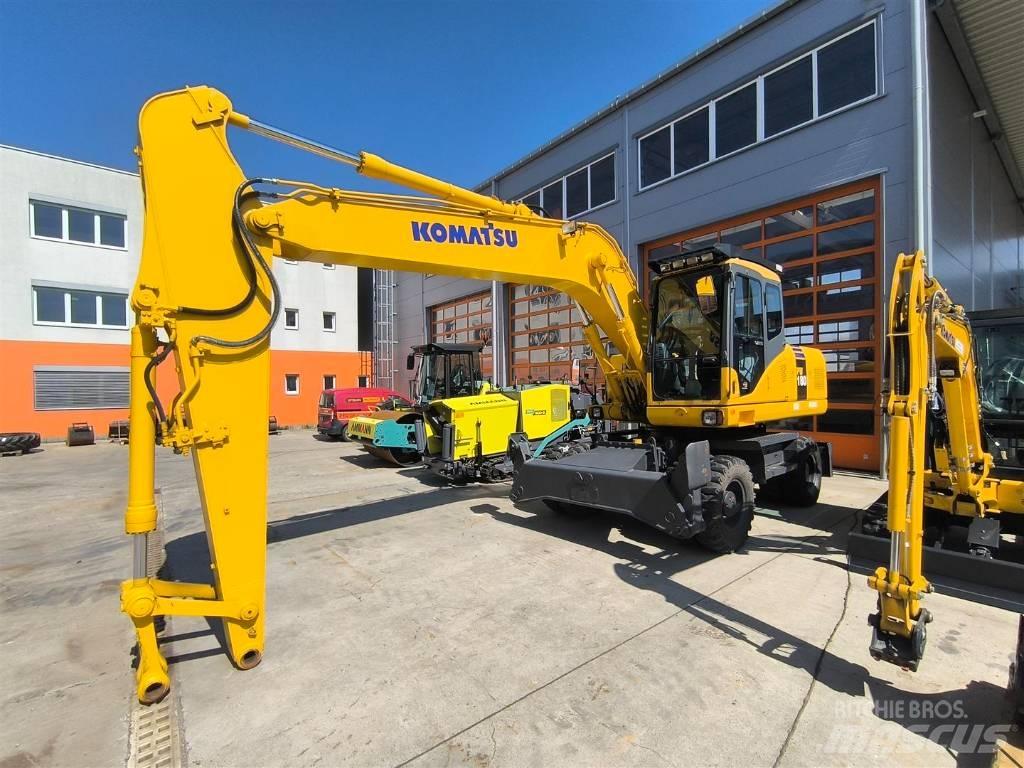 Komatsu PW 180-7 Kolesové rýpadlá