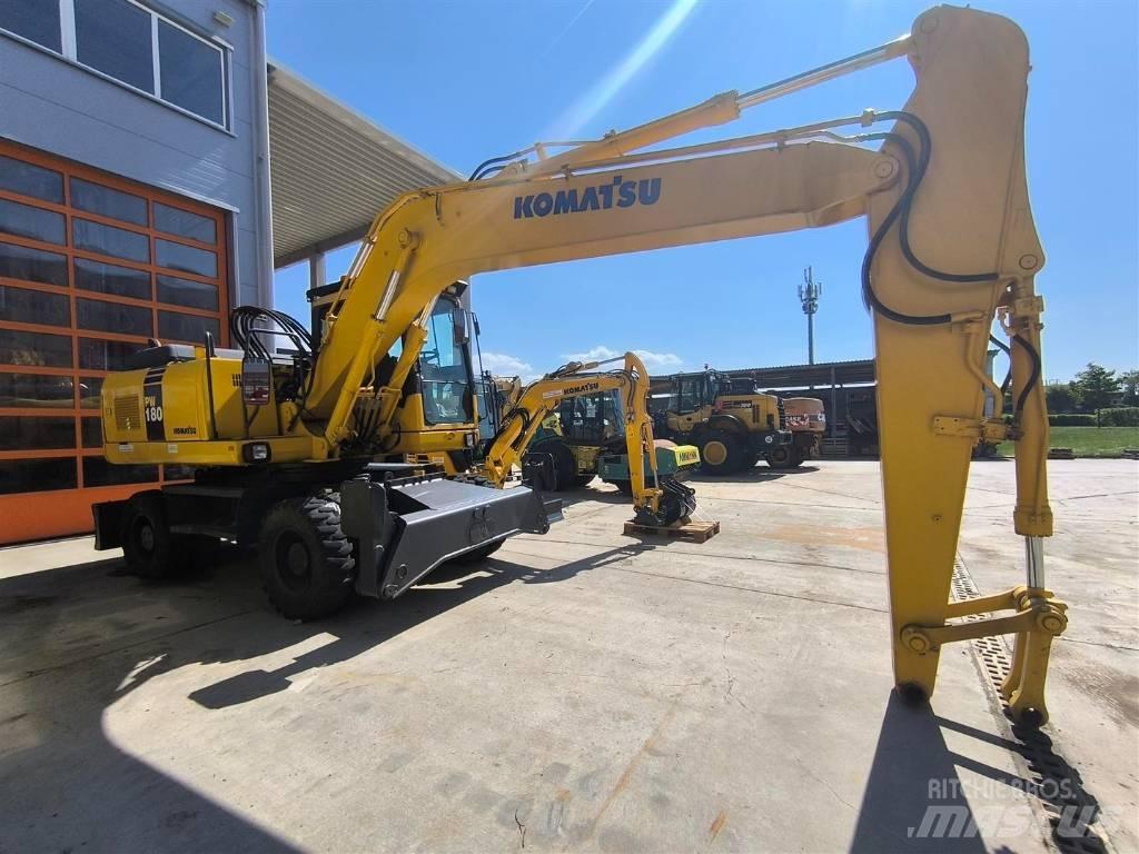 Komatsu PW 180-7 Kolesové rýpadlá