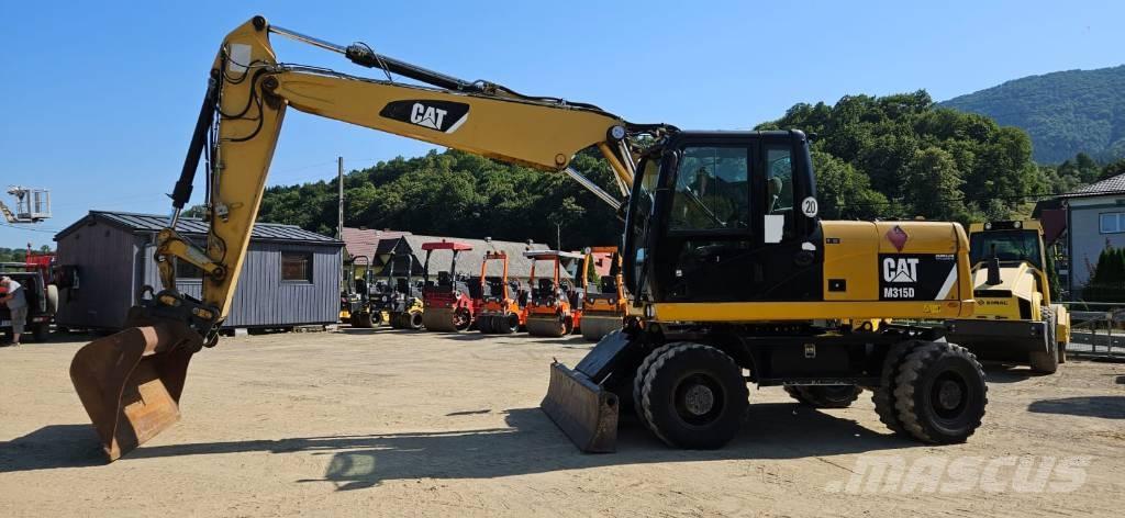 CAT M 315 D Kolesové rýpadlá