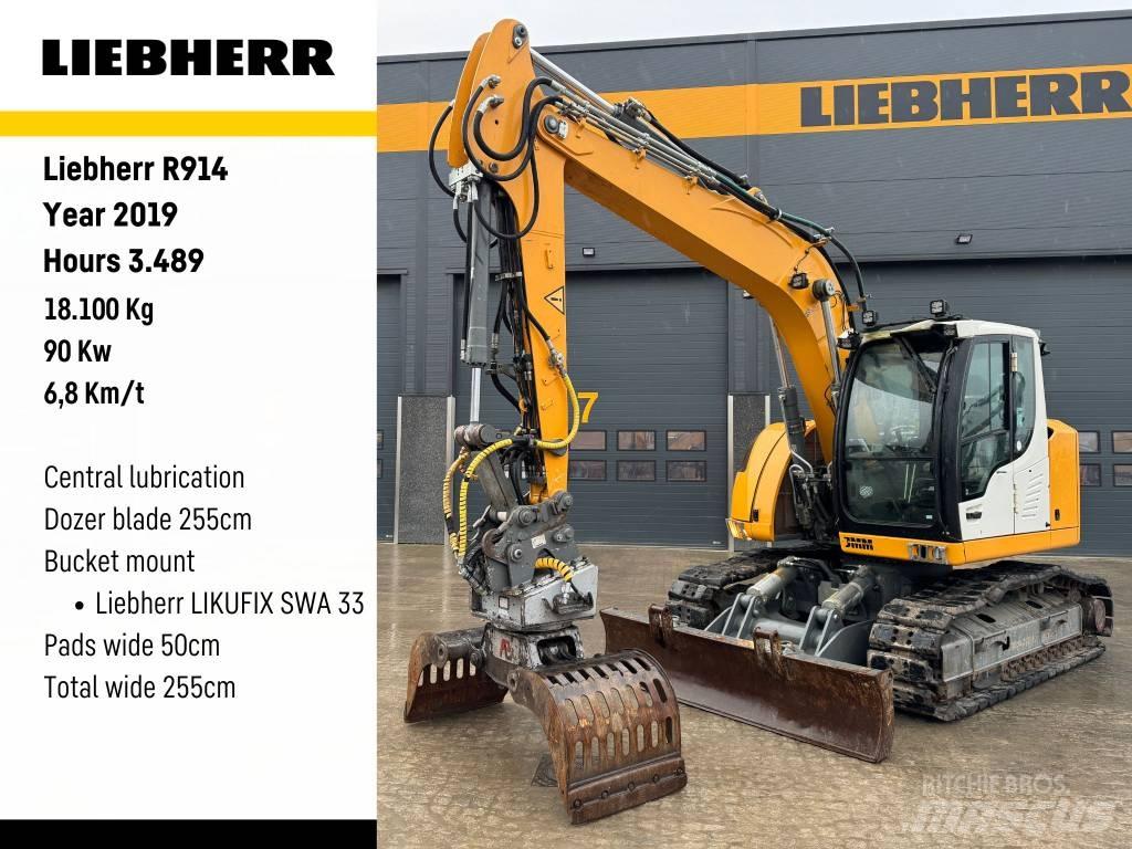 Liebherr R914 Pásové rýpadlá