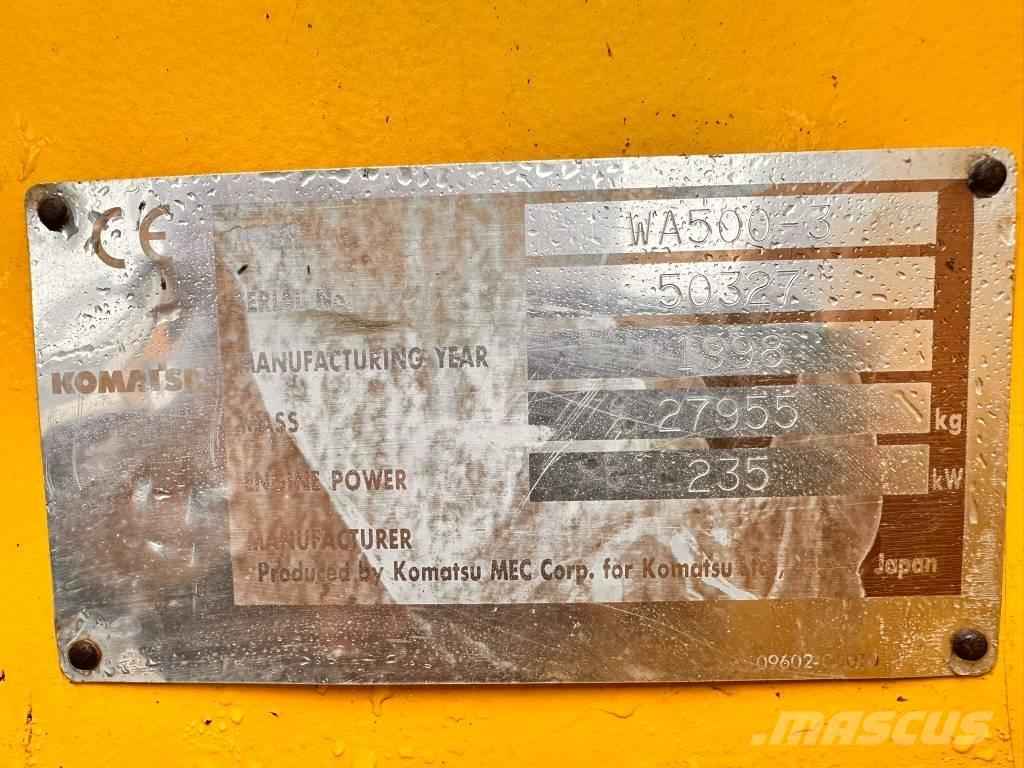 Komatsu WA500-3 Kolesové nakladače