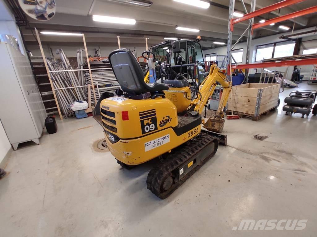 Komatsu PC 09-1 Mini rýpadlá < 7t