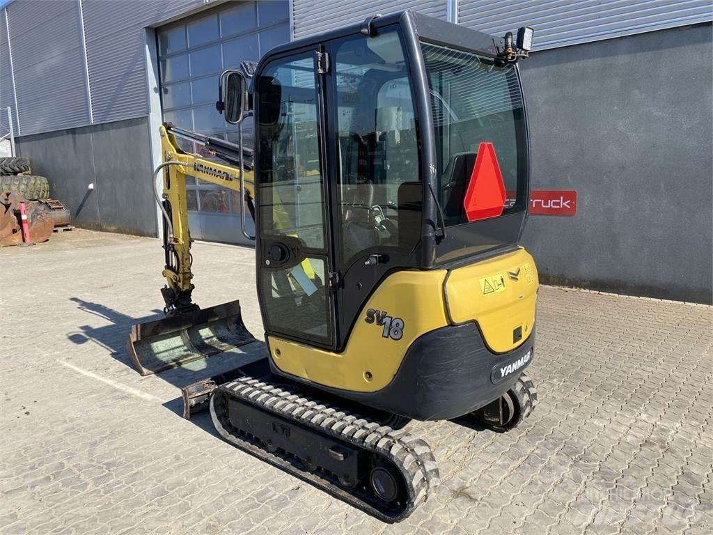 Yanmar SV18 Kolesové rýpadlá