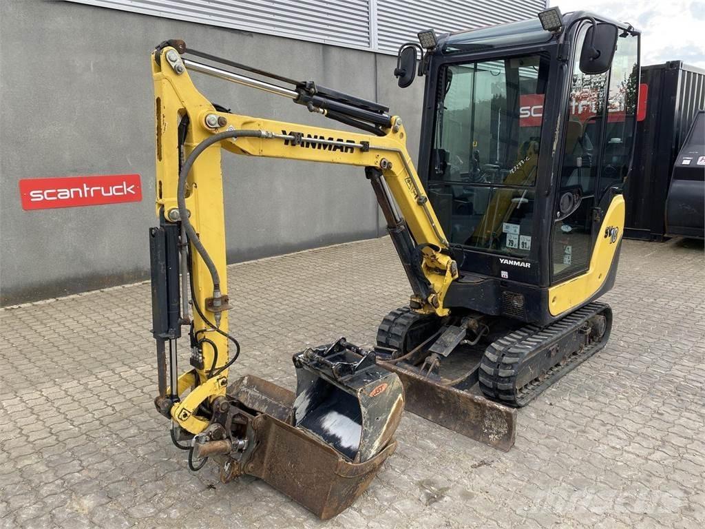 Yanmar SV18 Kolesové rýpadlá