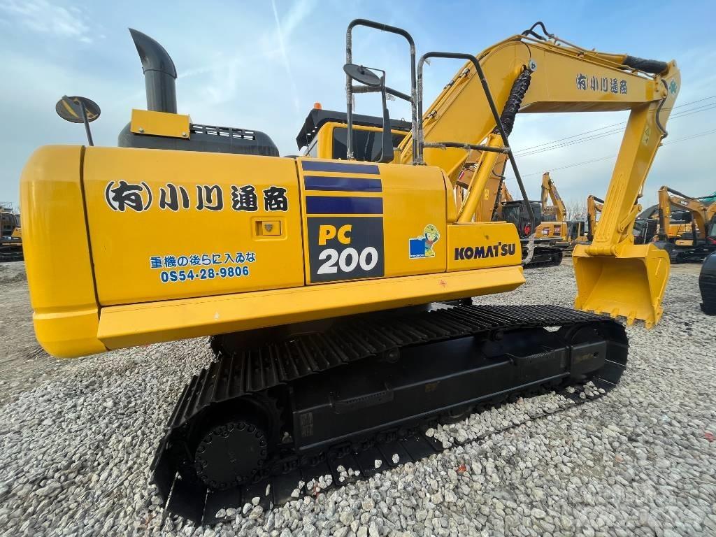 Komatsu PC 200 Pásové rýpadlá