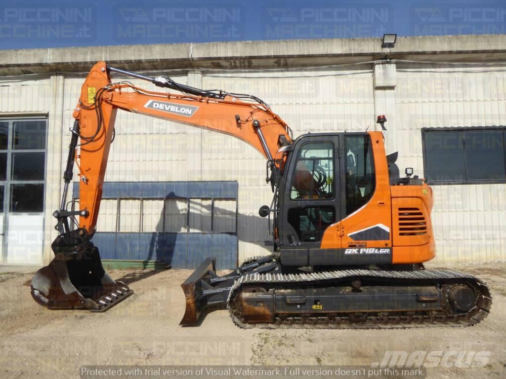 Doosan DX140LCR-7 Pásové rýpadlá