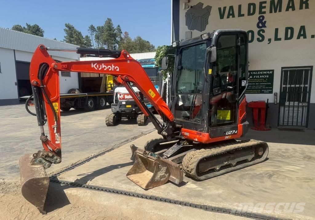 Kubota U 27-4 Mini rýpadlá < 7t
